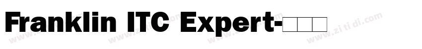 Franklin ITC Expert字体转换 Franklin ITC Expert字体转换
